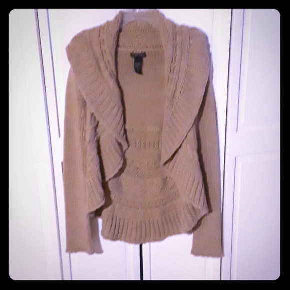 New York and company open front cardigan - Picture 1 of 4